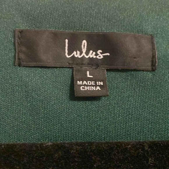 Forrest green hi low Lilis wrap dress. - Picture 1 of 4